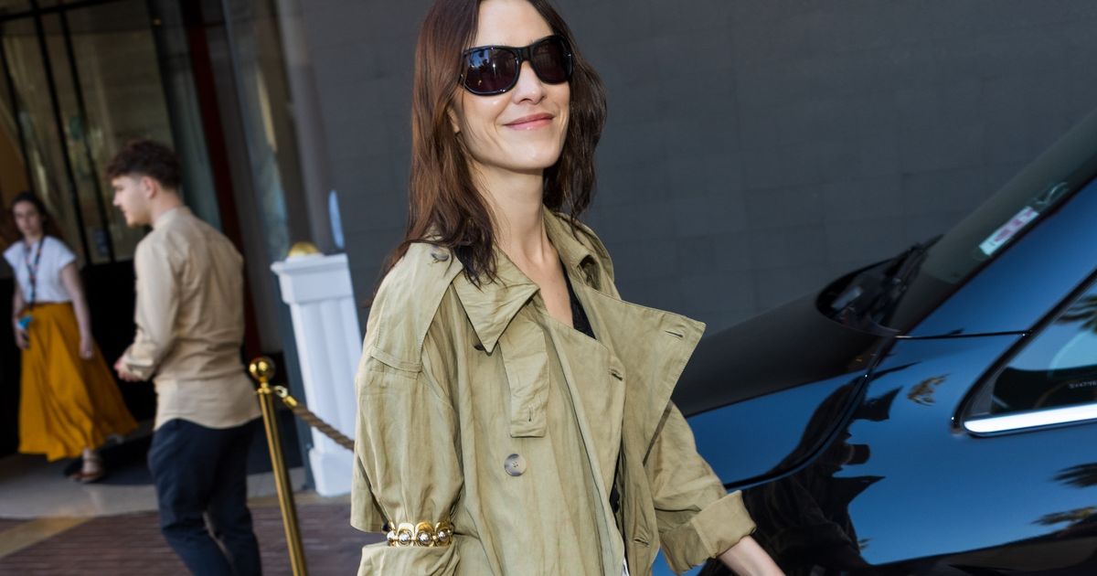 Alexa Chung Just Wore A High Street Trench Coat to Cannes and It’S Still in Stock
