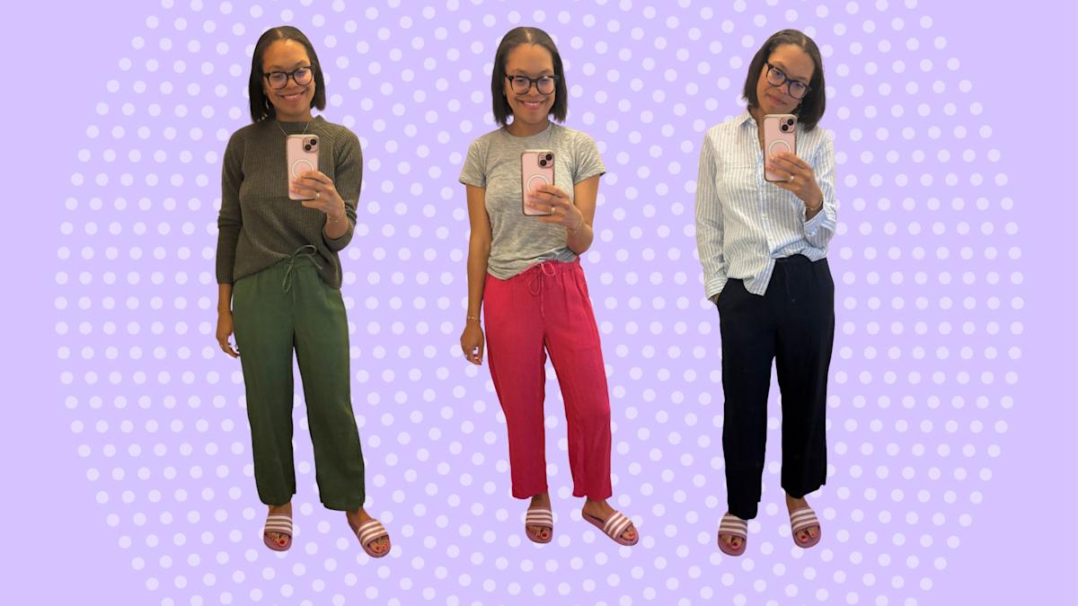 I get endless compliments on these ‘rich mom’ j.crew pants that Feel like pjs