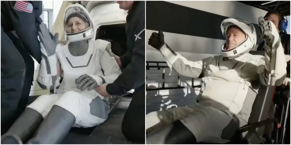 NASA Astronauts Stack in Space Finally return to earth