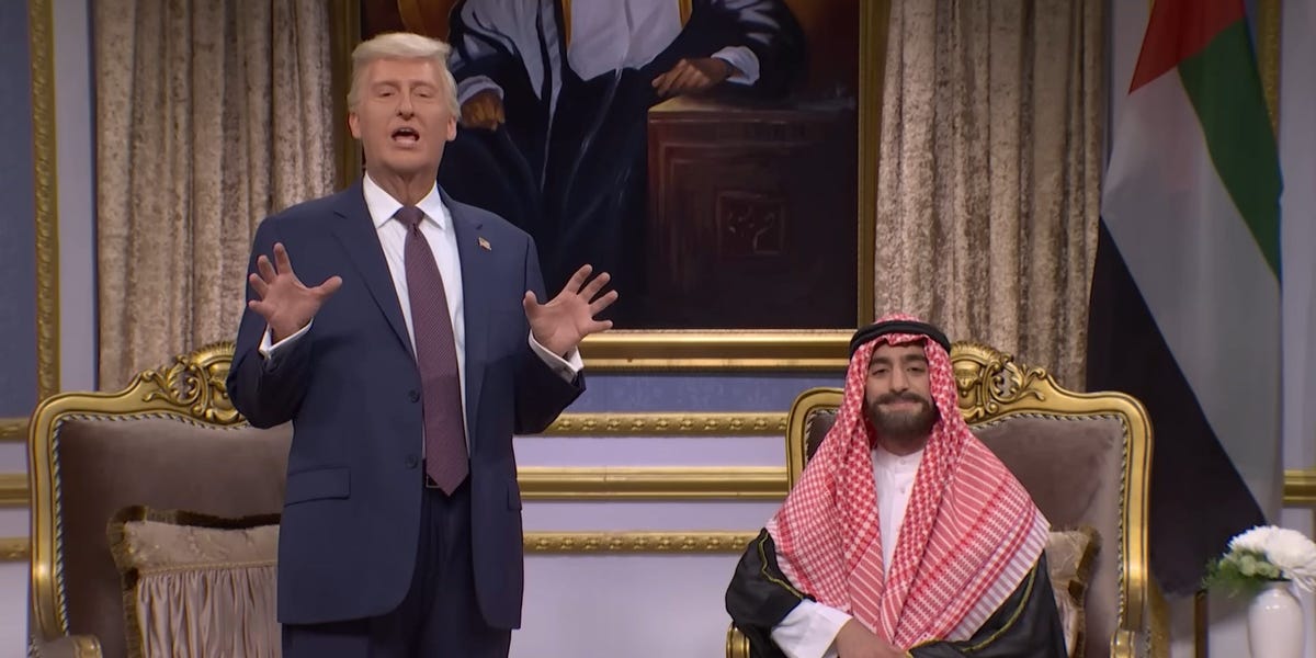 ‘Snl’ Mock Trump’s Middle East Visit and Qatar’s Air Force One OFFER