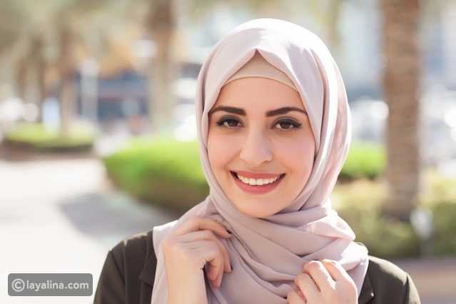 لفات طرح للبنات في صلاة العيد