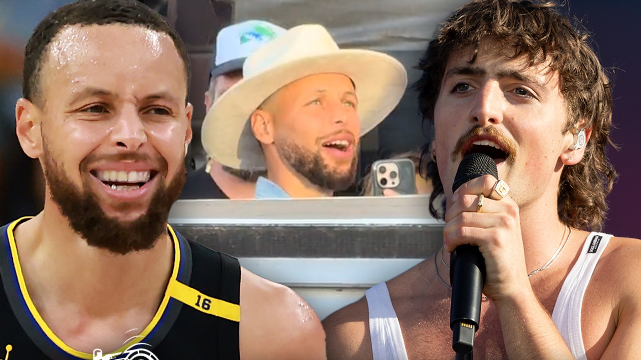 Steph Curry Belts Benson Boone Song at BottlerOCK Festival