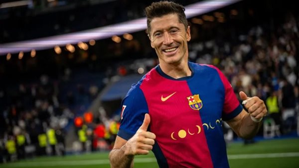 ليفاندودوسكي يهدي برشلونة فوزا شرفيا على بلباو في المباة الأخيرة بالدوري الإسباني