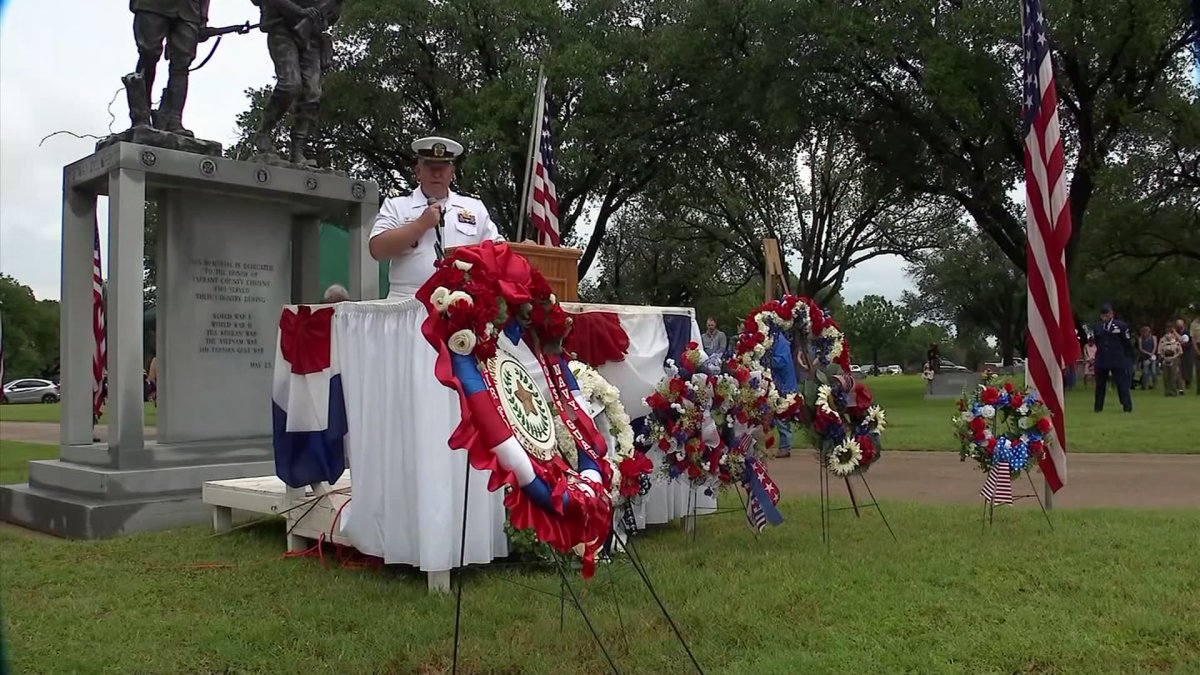 VETERANS MARK MARK MEMORIAL DAY TOGETHER AT FORTH COREMONY – NBC 5 DALAS-FORT WORT