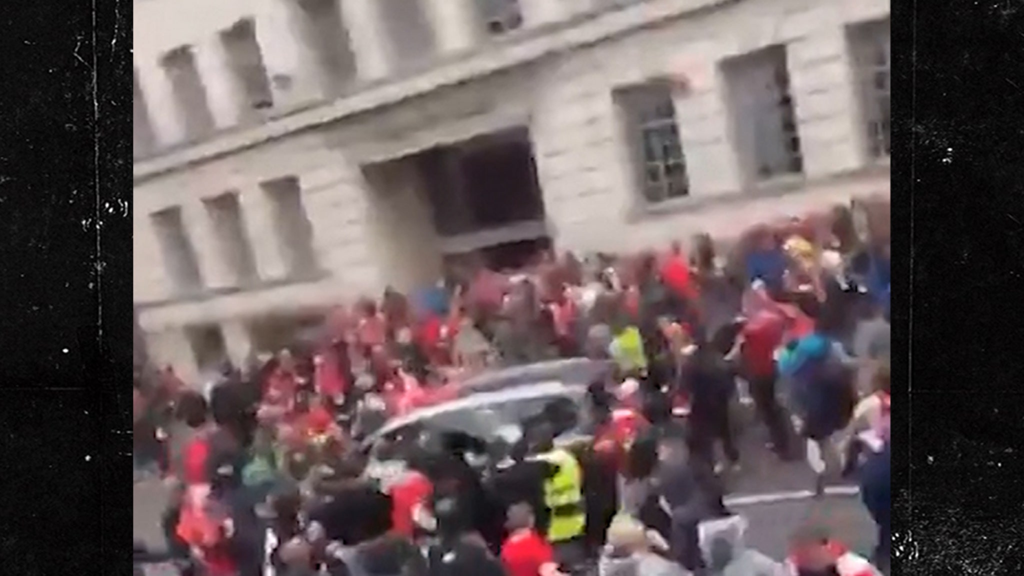 Car Plows Through Massive Crowd at Liverpool Soccer Parade in Uk, on Video