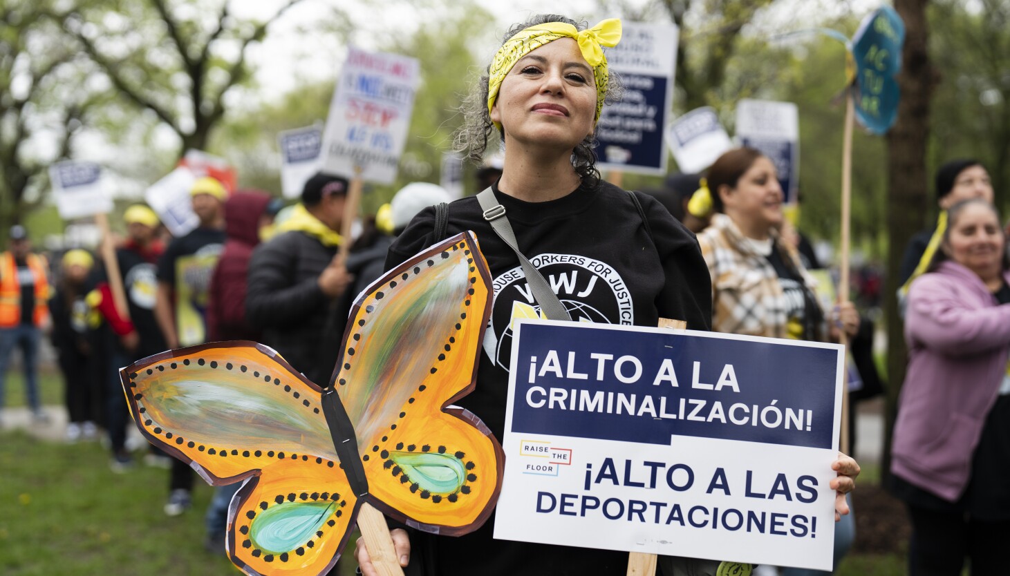 Meet the chicagoans who came out to protest trump on May Day