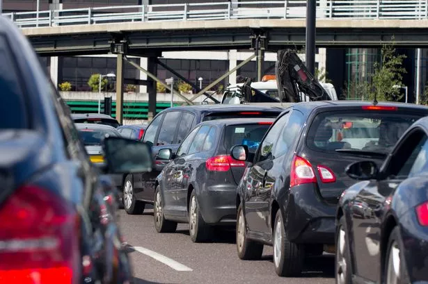 Heavy Traffic on a London a Road