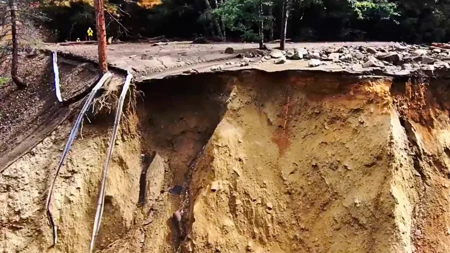 Highway 38 Damage