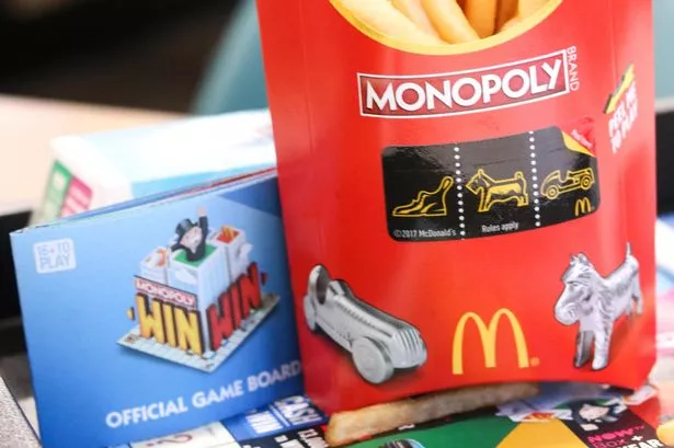 McDonald's Monopoly has a top prize of £100,000 in cash this year (stock)