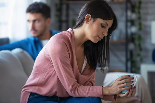 She has been left devastated by her husband's admission (stock photo)