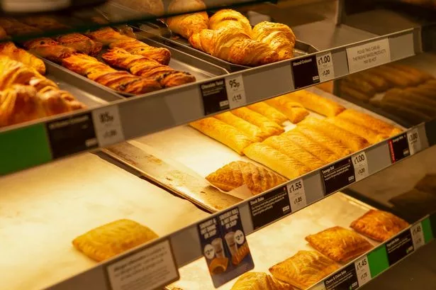 A selection of the food that Greggs offers as Greggs bakery 