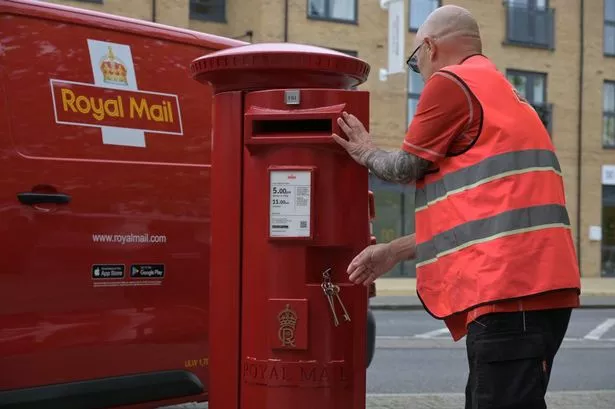 Royal Mail Post AT A Post Box
