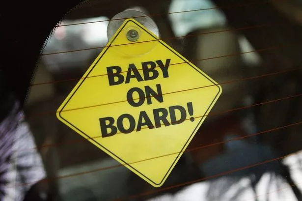 Baby on board sign