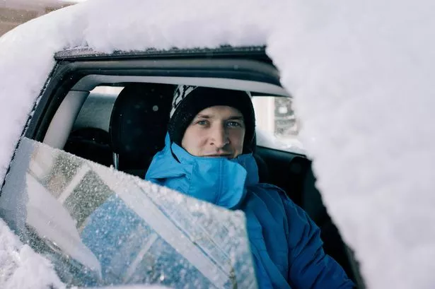 Man Cold in Car