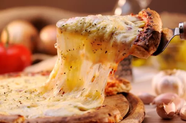 Pizza Margherita with Melted Cheese