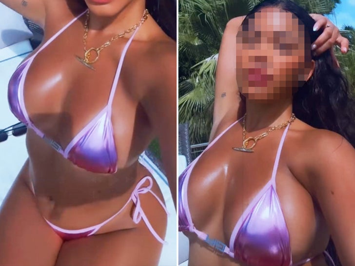 Shining Stars In Metallic Swimwear