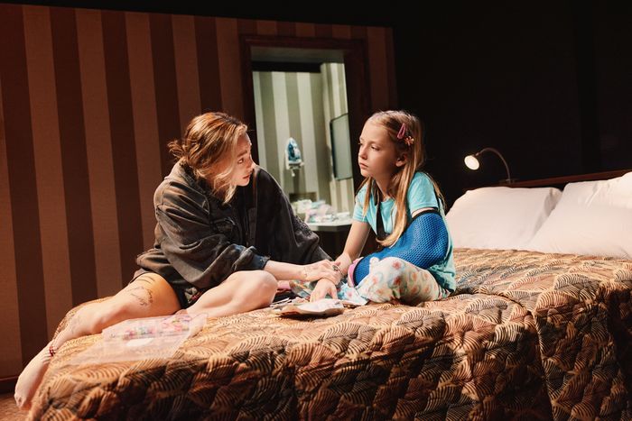 Chloe Grace Moretz and River Lipe-Smith in 'Caroline.'