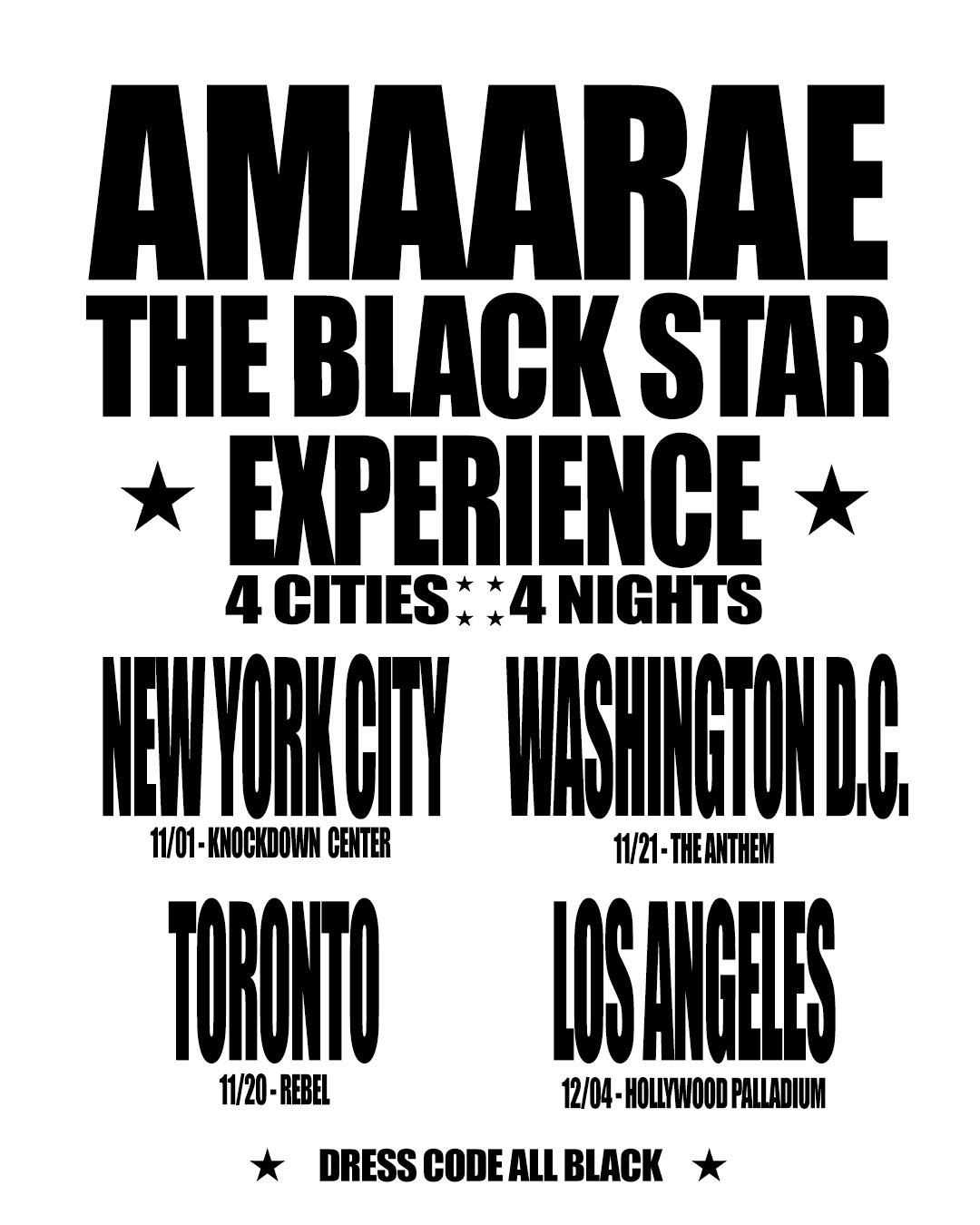 Amaarae: The Black Star Experience