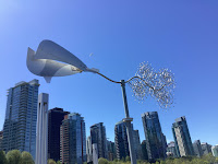 Photo by Sheila Webber of the asbestos sculpture in Vancouver in May 2024