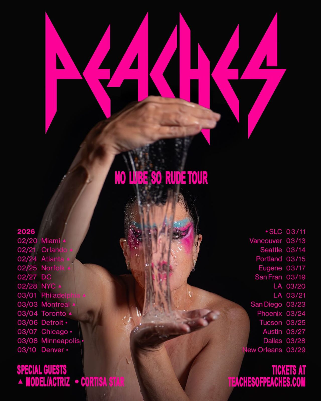 Peaches: No Lube So Rude Tour