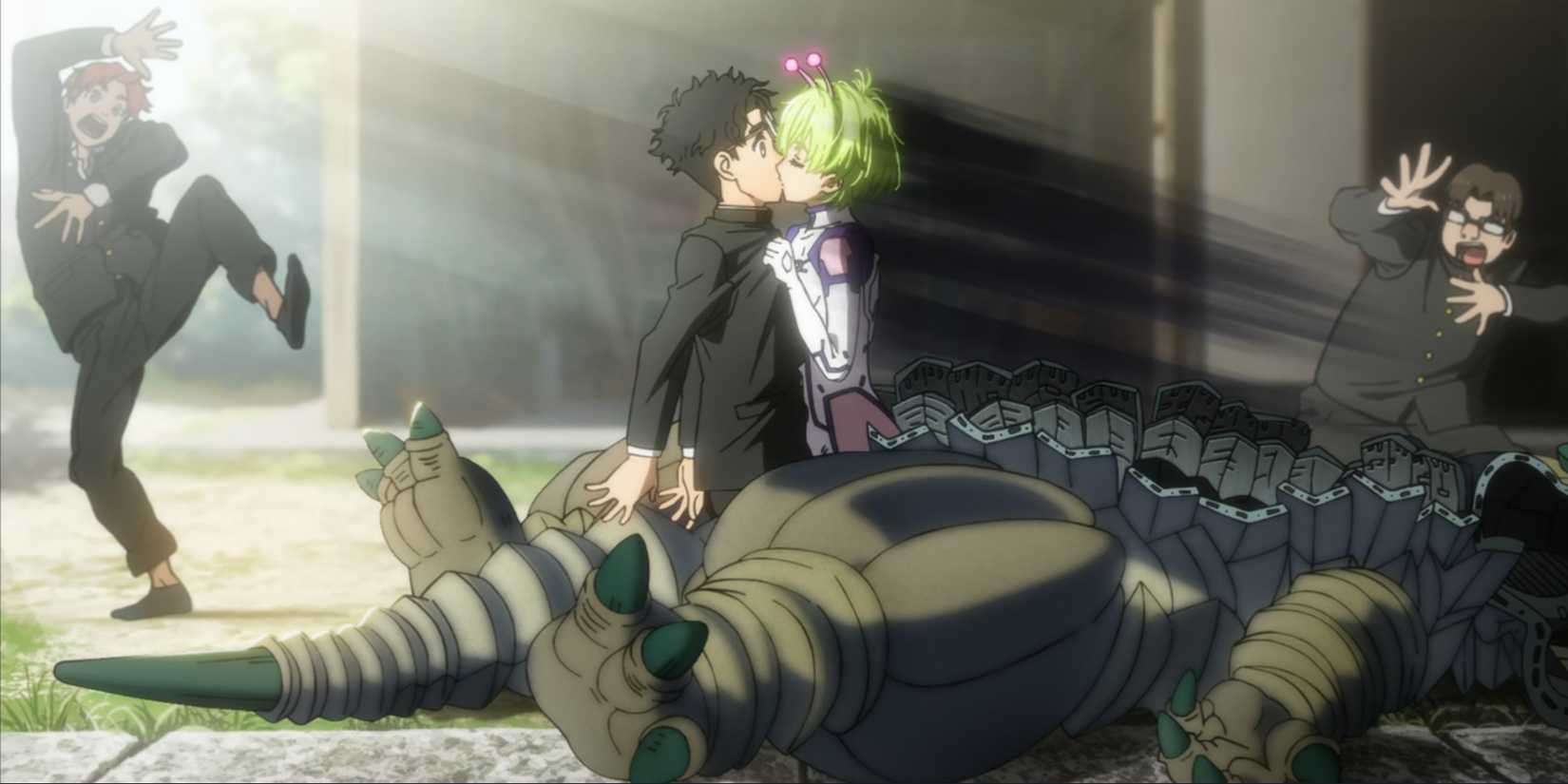 Dandadan Season 2 Okarun kissing Bamora