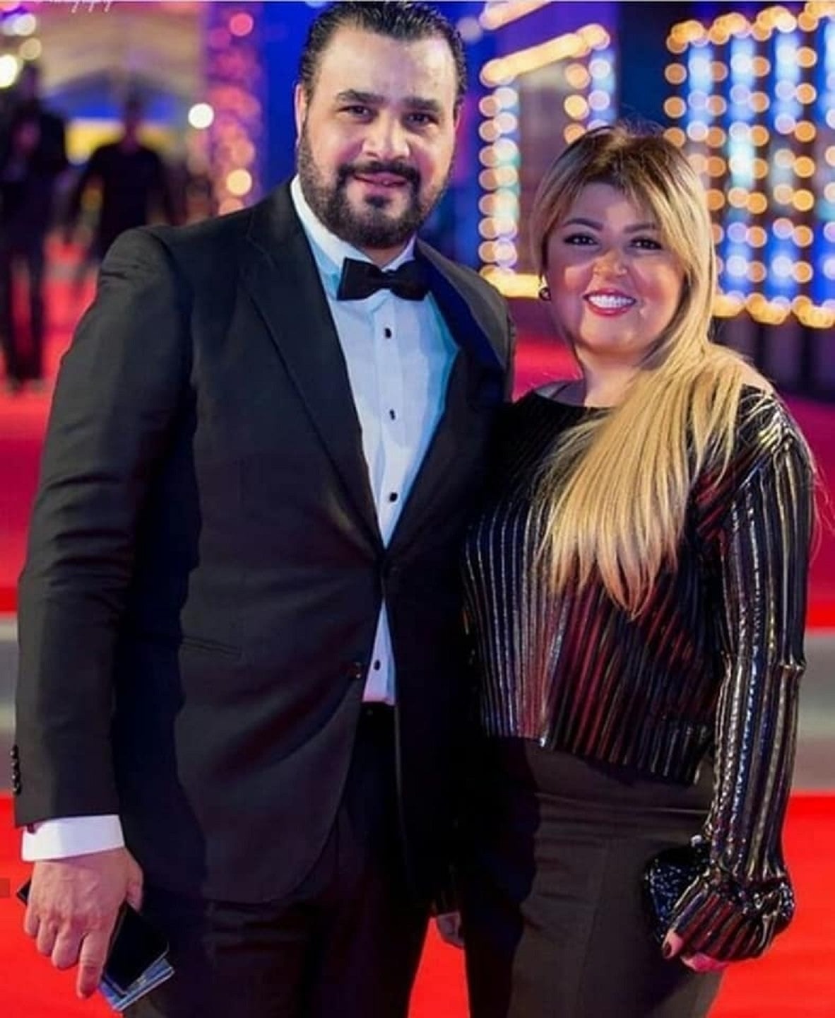 مجدي كامل وزوجته مها احمد