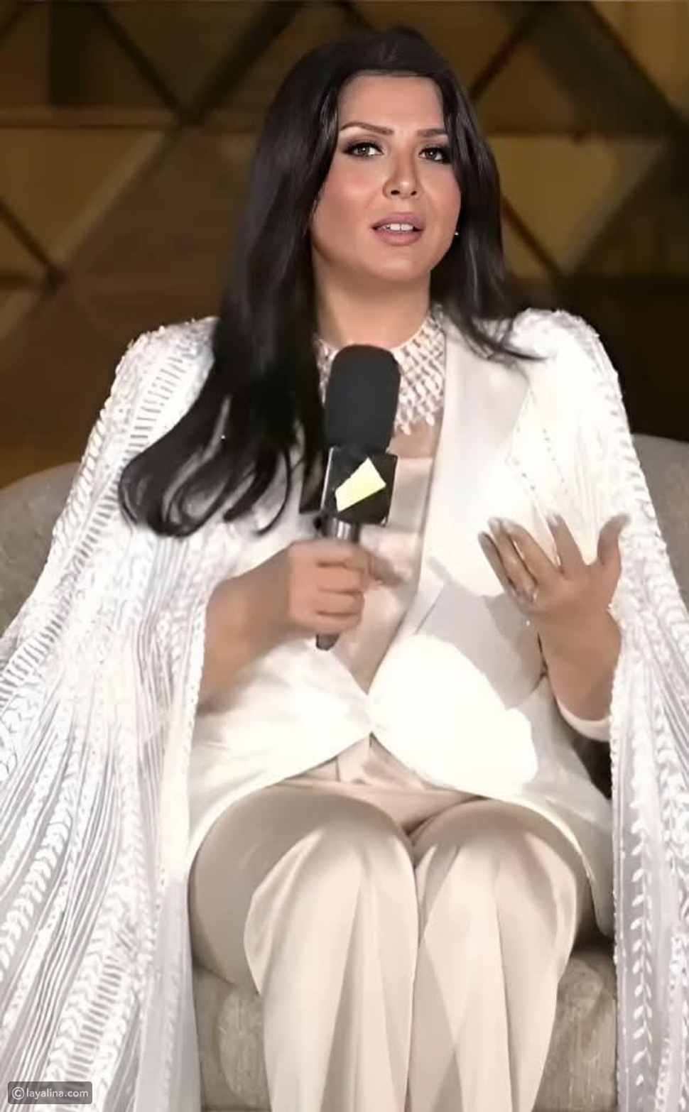 منا الشائلي من the opening of the Al-Masri Al-Kabir Museum