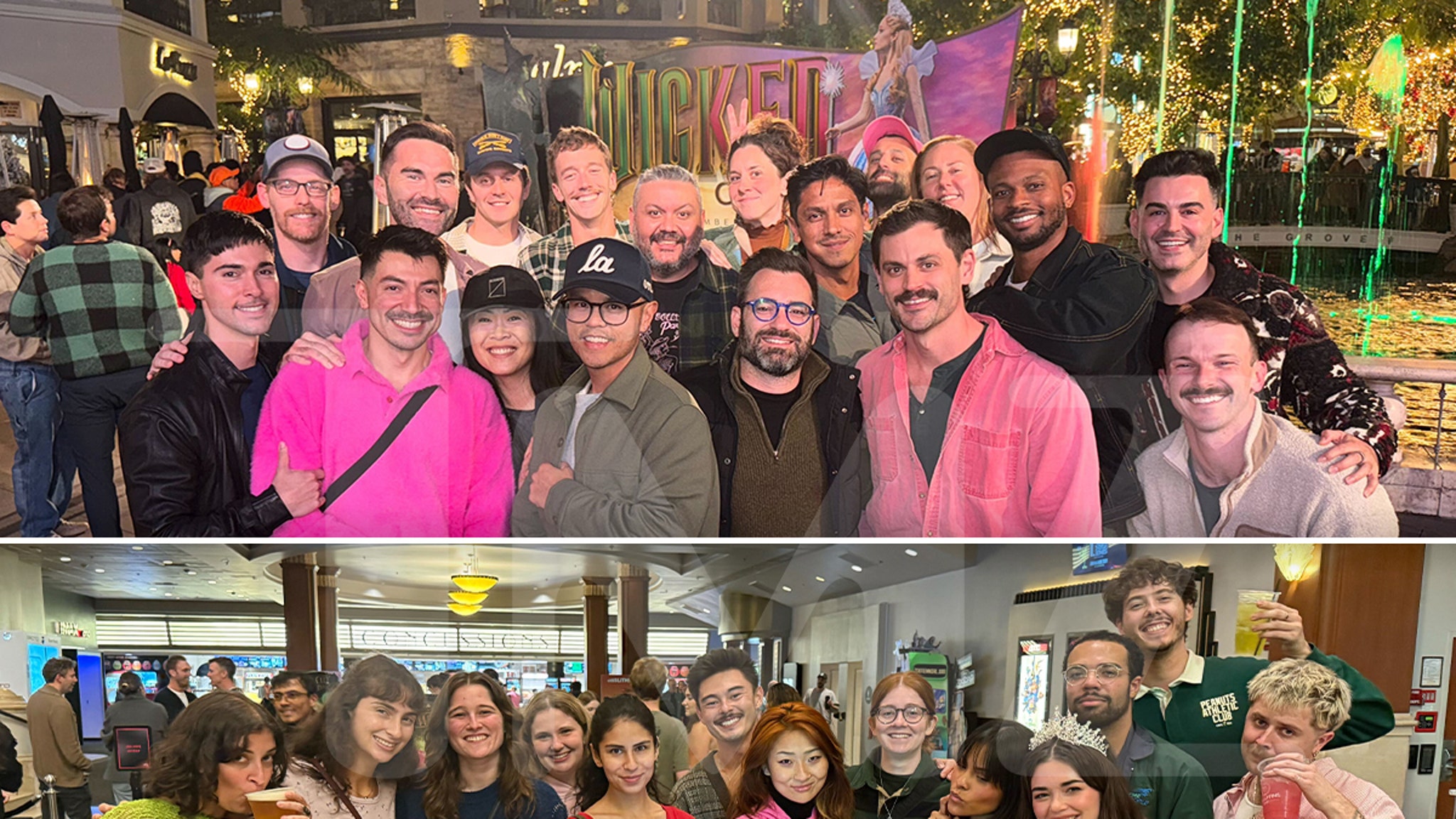 Fans Celebrate Wicked Premiere in Glinda and Elphaba-Themed Costumes