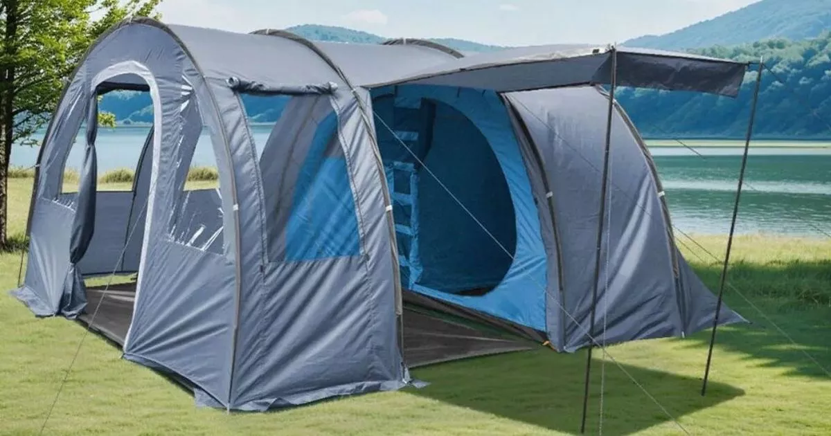 Large family-sized tent with private sleeping sections hits Debenhams sale with £80 savings