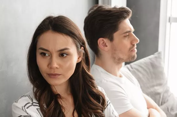 A man and woman after an argument